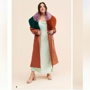 Anthropologie hutch Bowie Trench Coat size S petite Olivia dean
